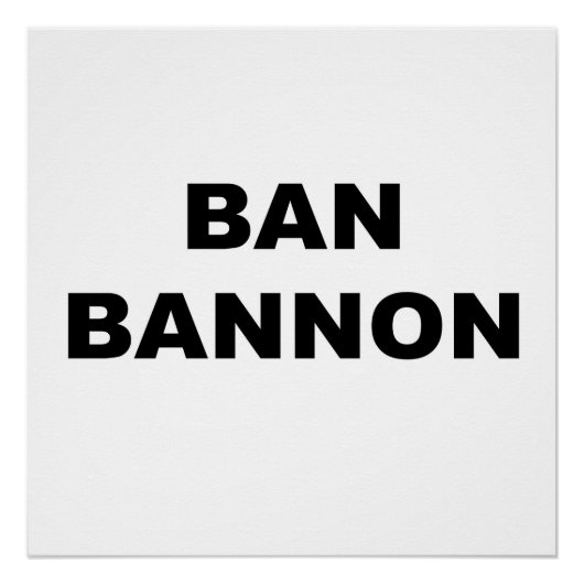 Ban Bannon Perfect Poster (Voorkant)