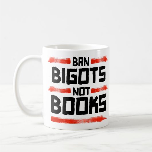 BAN BIGOTS NIET BOEKEN KOFFIEMOK (Links)