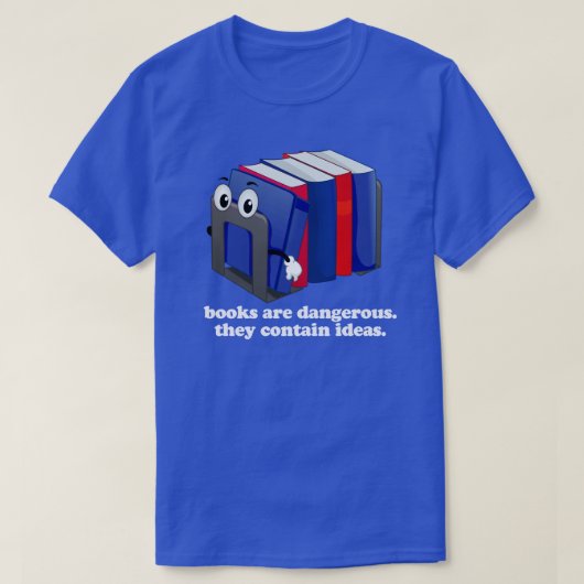 Ban Bigots not Books T-shirt (Design voorkant)