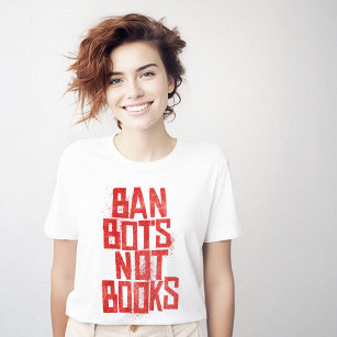 Ban Bots Niet Boeken T-shirt
