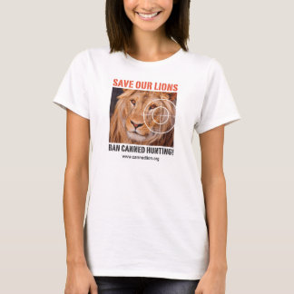 Ban Canned Hunting - Officiële CACH T-shirt