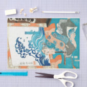 Ban Danemon Naoyuki Conquers van Yoshitoshi Tissuepapier (Craft)