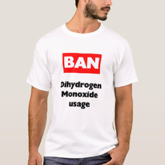 BAN diwaterstofmonoxide T-shirt