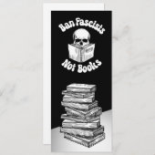 Ban fascisten niet boeken Bladwijzer Save The Date (Voorkant / Achterkant)