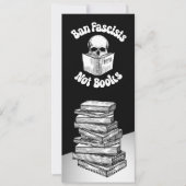 Ban fascisten niet boeken Bladwijzer Save The Date (Voorkant)