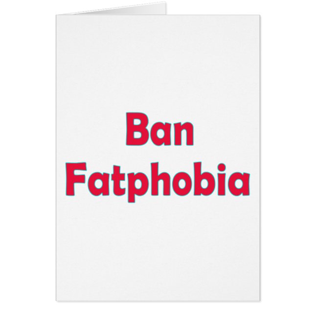 Ban Fat Phobia (Voorkant)