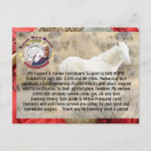 Ban Horse Slaughter and Save Wild Horses/ Burros Briefkaart (Voorkant)