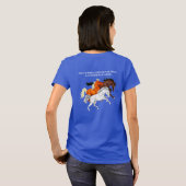 Ban Horse Slaughter Running Horses Woman's T-shirt (Achterkant volledig)