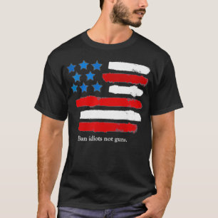 BAN IDIOTS NOT PISTOLEN, 2e wijziging Rechten Graf T-shirt