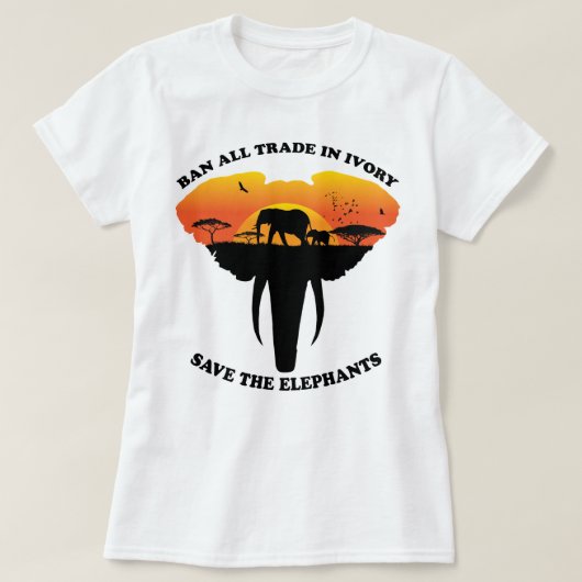 Ban Ivory T-shirt (Design voorkant)