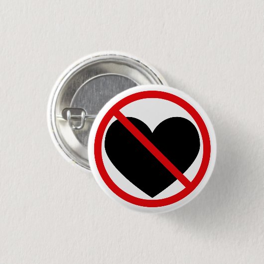 Ban Love Button (Voorkant /achterkant)