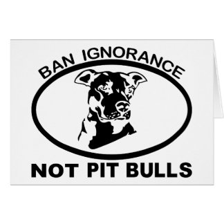 BAN PITBULL IGNORM NIET PITBULL