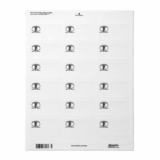 BAN PITBULL IGNORM NIET PITBULL ETIKET (Full Sheet)