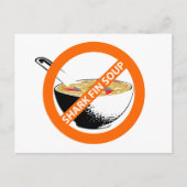 BAN SHARK FIN SOUP BRIEFKAART (Voorkant)