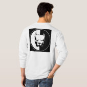 Ban stomme mensen, NIET DOGS! T-shirt (Achterkant volledig)