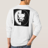 Ban stomme mensen, NIET DOGS! T-shirt (Achterkant)