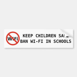 Ban Wi-Fi in bumpersticker op scholen