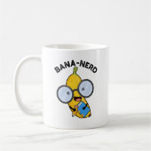 Bana-nerd Funny Fruit Nerd Pun Koffiemok (Links)