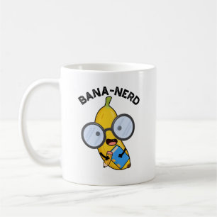 Bana-nerd Funny Fruit Nerd Pun Koffiemok