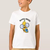 Bana-nerd Funny Fruit Nerd Pun T-shirt (Voorkant)