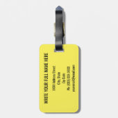 BaNa Periodieke Tabel Bagagelabel (Achterkant verticaal)