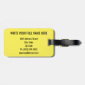 BaNa Periodieke Tabel Bagagelabel (Achterkant horizontaal)