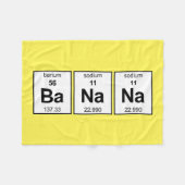 BaNa Periodieke Tabel Fleece Deken (Voorkant (Horizontaal))