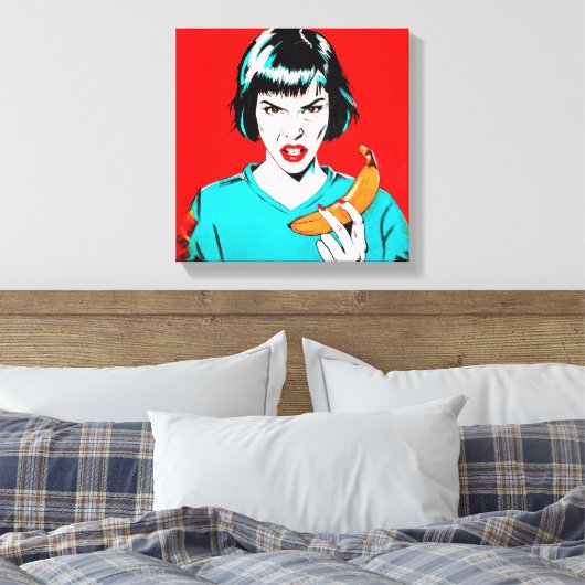 Banaan'24 Canvas Afdruk (Insitu (Slaapkamer))