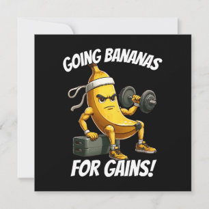 banaan aan het sporten
