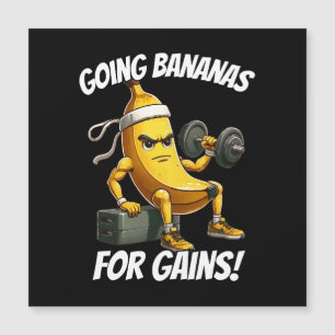 banaan aan het sporten