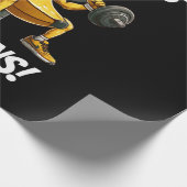 banaan aan het sporten cadeaupapier (Hoek)