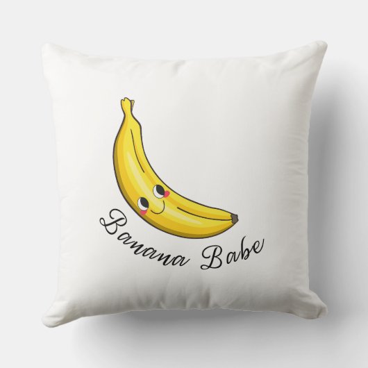 Banaan Babe Kussen (Achterkant)