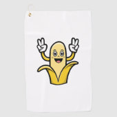 banaan babybib bagagehandvat looptas golfhanddoek (Voorkant)