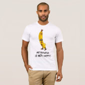 Banaan: Bad Fruit Gang met  slogan T-shirt (Voorkant volledig)