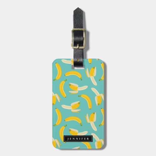 banaan-Bagagelabel Bagagelabel (Voorkant verticaal)