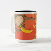 Banaan Beer en apen / Mok (Voorkant links)