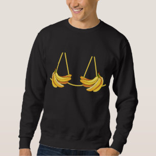 Banaan BH Fruit Grappig Ongepast Halloween Cos Trui