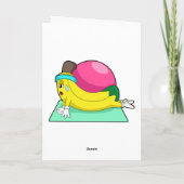 Banaan bij Yoga Fitness Kaart (Achterkant)