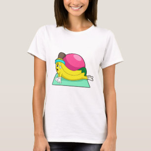 Banaan bij Yoga Fitness T-shirt