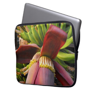Banaan Bloem Laptop Sleeve