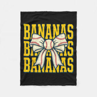 Banaan Boog Lint Fruit Vrouwen Meisjes Kinderen Fleece Deken