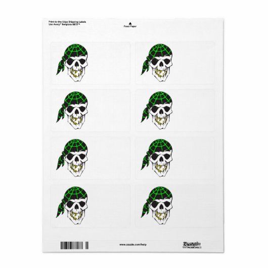 banaan boogschutter etiket (Full Sheet)