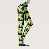 Banaan bos gele patroonlegging leggings (Rechts)