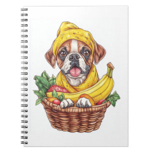 Banaan Boxer � Grappige Fruit Hond Notitieboek