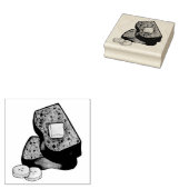 Banaan Brood Loaf Slice Butter Baking Food Rubberstempel (Gestempeld)