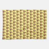 Banaan Brood Loaf Slice Butter Baking Food Theedoek (Horizontaal)