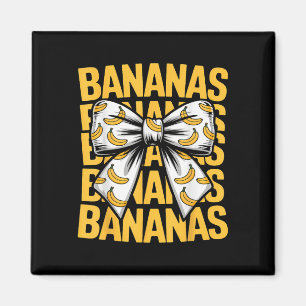 Banaan Coquette Schattigee Bananen Bow Vrouwen Mei Magneet