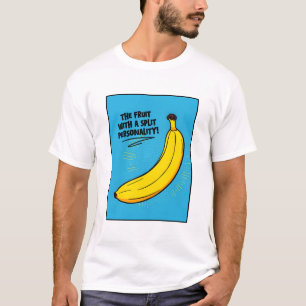 Banaan: De vrucht met een gespleten persoonlijkhei T-shirt