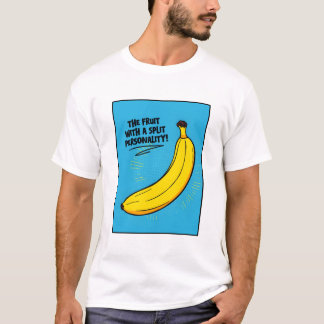 Banaan: De vrucht met een gespleten persoonlijkhei T-shirt