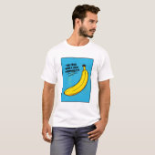 Banaan: De vrucht met een gespleten persoonlijkhei T-shirt (Voorkant volledig)